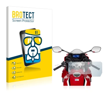 Parte frontale di una confezione del prodotto con il logo del marchio BROTECT. Accanto è raffigurato il dispositivo Honda CBR6