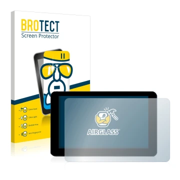 Parte frontale di una confezione del prodotto con il logo del marchio BROTECT. Accanto è raffigurato il dispositivo Zontes 310