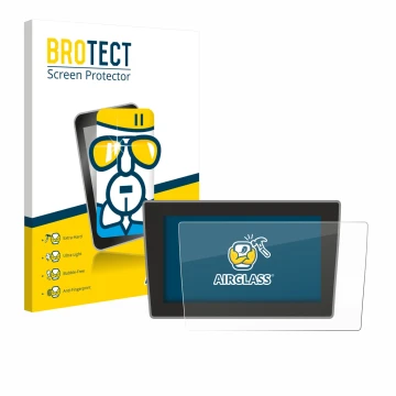 Parte frontale di una confezione del prodotto con il logo del marchio BROTECT. Accanto è raffigurato il dispositivo Volkswagen