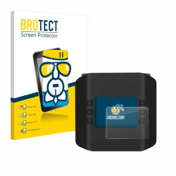 Parte frontale di una confezione del prodotto con il logo del marchio BROTECT. Accanto è raffigurato il dispositivo ISDT Smart
