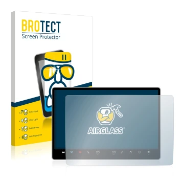 Parte frontale di una confezione del prodotto con il logo del marchio BROTECT. Accanto è raffigurato il dispositivo Tesla Mode
