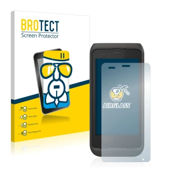 Parte frontale di una confezione del prodotto con il logo del marchio BROTECT. Accanto è raffigurato il dispositivo Honeywell 
