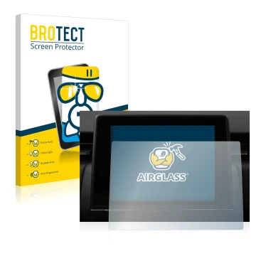 Parte frontale di una confezione del prodotto con il logo del marchio BROTECT. Accanto è raffigurato il dispositivo Renault Ca