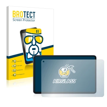 Parte frontale di una confezione del prodotto con il logo del marchio BROTECT. Accanto è raffigurato il dispositivo Huawei Mat