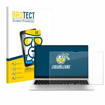 Parte frontale di una confezione del prodotto con il logo del marchio BROTECT. Accanto è raffigurato il dispositivo Samsung Ga
