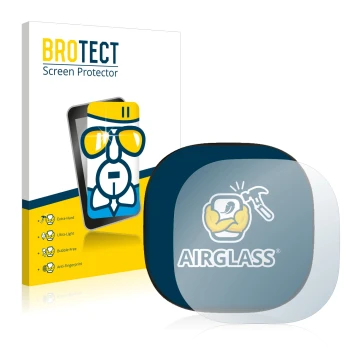 Parte frontale di una confezione del prodotto con il logo del marchio BROTECT. Accanto è raffigurato il dispositivo ecobee Sma