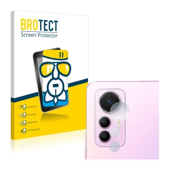 Parte frontale di una confezione del prodotto con il logo del marchio BROTECT. Accanto è raffigurato il dispositivo Xiaomi 12 