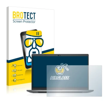 Parte frontale di una confezione del prodotto con il logo del marchio BROTECT. Accanto è raffigurato il dispositivo Dell Preci