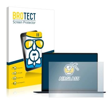 Parte frontale di una confezione del prodotto con il logo del marchio BROTECT. Accanto è raffigurato il dispositivo ASUS ZenBo