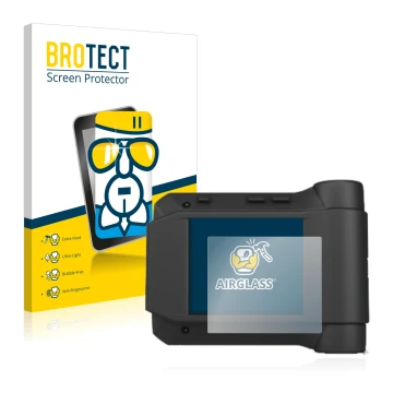 Parte frontale di una confezione del prodotto con il logo del marchio BROTECT. Accanto è raffigurato il dispositivo Swissphone