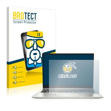 Parte frontale di una confezione del prodotto con il logo del marchio BROTECT. Accanto è raffigurato il dispositivo MSI Presti