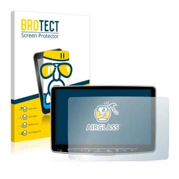 Parte frontale di una confezione del prodotto con il logo del marchio BROTECT. Accanto è raffigurato il dispositivo Alpine ILX
