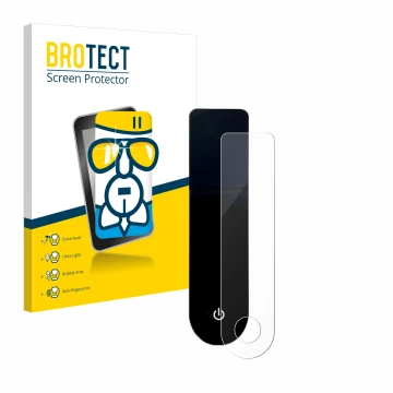 Parte frontale di una confezione del prodotto con il logo del marchio BROTECT. Accanto è raffigurato il dispositivo Xiaomi Mi 