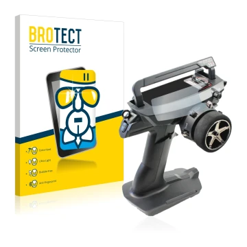 Parte frontale di una confezione del prodotto con il logo del marchio BROTECT. Accanto è raffigurato il dispositivo Sanwa MT 4