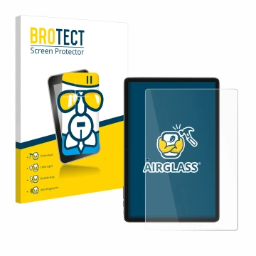 Parte frontale di una confezione del prodotto con il logo del marchio BROTECT. Accanto è raffigurato il dispositivo Blackview 