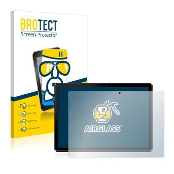 Parte frontale di una confezione del prodotto con il logo del marchio BROTECT. Accanto è raffigurato il dispositivo Pritom M10