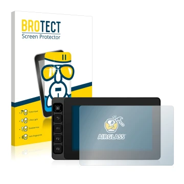 Parte frontale di una confezione del prodotto con il logo del marchio BROTECT. Accanto è raffigurato il dispositivo SmallHD Ul