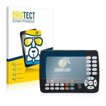 Parte frontale di una confezione del prodotto con il logo del marchio BROTECT. Accanto è raffigurato il dispositivo Satlink ST