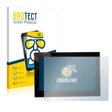 Parte frontale di una confezione del prodotto con il logo del marchio BROTECT. Accanto è raffigurato il dispositivo MG 4 7-Zol