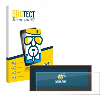 Parte frontale di una confezione del prodotto con il logo del marchio BROTECT. Accanto è raffigurato il dispositivo Opel Astra