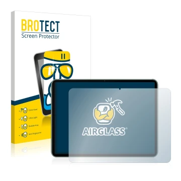 Parte frontale di una confezione del prodotto con il logo del marchio BROTECT. Accanto è raffigurato il dispositivo OnePlus Pa