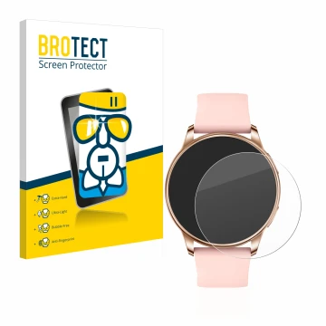 Parte frontale di una confezione del prodotto con il logo del marchio BROTECT. Accanto è raffigurato il dispositivo Levowatch 