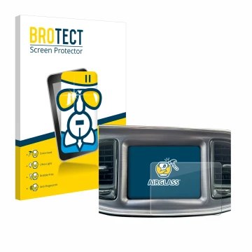 Parte frontale di una confezione del prodotto con il logo del marchio BROTECT. Accanto è raffigurato il dispositivo Dodge Chal