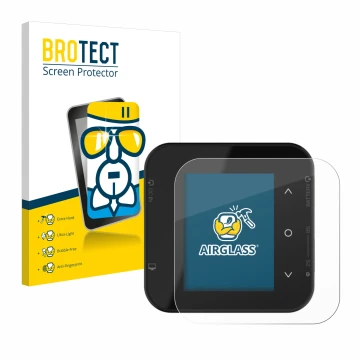 Parte frontale di una confezione del prodotto con il logo del marchio BROTECT. Accanto è raffigurato il dispositivo ISDT Air8 