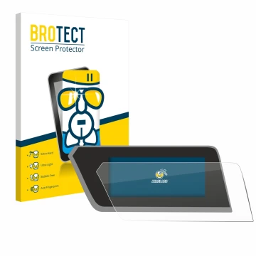 Parte frontale di una confezione del prodotto con il logo del marchio BROTECT. Accanto è raffigurato il dispositivo BMW 1 F40 