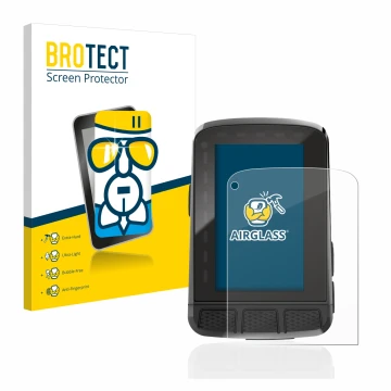 Parte frontale di una confezione del prodotto con il logo del marchio BROTECT. Accanto è raffigurato il dispositivo Wahoo Elem