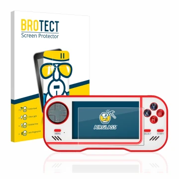 Parte frontale di una confezione del prodotto con il logo del marchio BROTECT. Accanto è raffigurato il dispositivo Blaze Ever