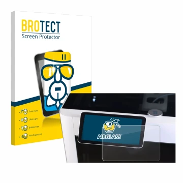 Parte frontale di una confezione del prodotto con il logo del marchio BROTECT. Accanto è raffigurato il dispositivo Bambu Lab 