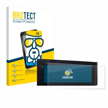 Parte frontale di una confezione del prodotto con il logo del marchio BROTECT. Accanto è raffigurato il dispositivo Opel Astra