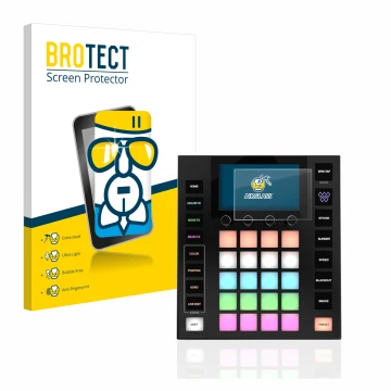 Parte frontale di una confezione del prodotto con il logo del marchio BROTECT. Accanto è raffigurato il dispositivo Wolfmix W1