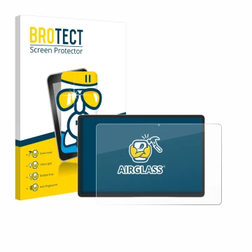 Parte frontale di una confezione del prodotto con il logo del marchio BROTECT. Accanto è raffigurato il dispositivo Samsung Ga