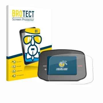 Parte frontale di una confezione del prodotto con il logo del marchio BROTECT. Accanto è raffigurato il dispositivo PowaKaddy 