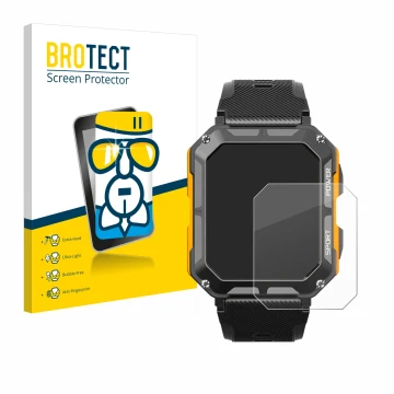 Parte frontale di una confezione del prodotto con il logo del marchio BROTECT. Accanto è raffigurato il dispositivo Njord Gear