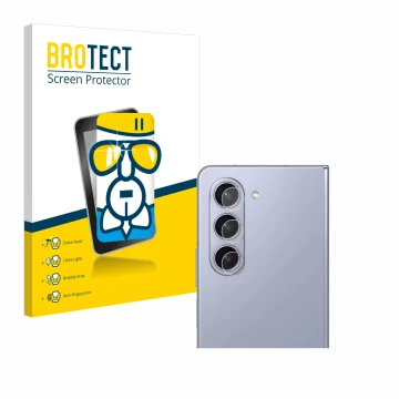 Parte frontale di una confezione del prodotto con il logo del marchio BROTECT. Accanto è raffigurato il dispositivo Samsung Ga