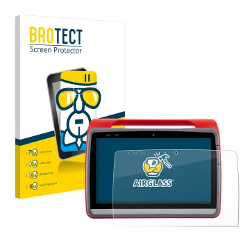 Parte frontale di una confezione del prodotto con il logo del marchio BROTECT. Accanto è raffigurato il dispositivo medDV NIDA