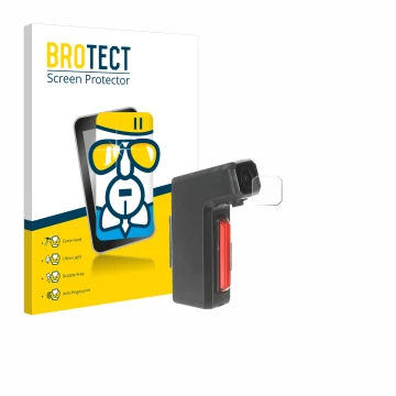 Parte frontale di una confezione del prodotto con il logo del marchio BROTECT. Accanto è raffigurato il dispositivo Tooo Cycli