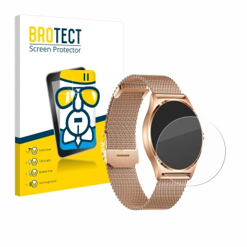 Parte frontale di una confezione del prodotto con il logo del marchio BROTECT. Accanto è raffigurato il dispositivo Xcoast X-W