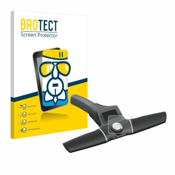 Parte frontale di una confezione del prodotto con il logo del marchio BROTECT. Accanto è raffigurato il dispositivo Motocaddy 