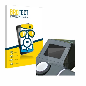 Parte frontale di una confezione del prodotto con il logo del marchio BROTECT. Accanto è raffigurato il dispositivo Motocaddy 