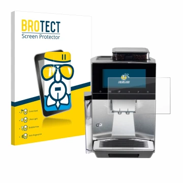 Parte frontale di una confezione del prodotto con il logo del marchio BROTECT. Accanto è raffigurato il dispositivo Siemens EQ