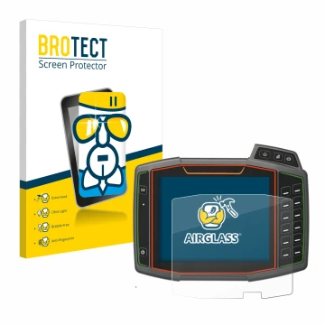 Parte frontale di una confezione del prodotto con il logo del marchio BROTECT. Accanto è raffigurato il dispositivo Amazone Am