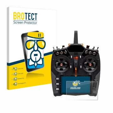 Parte frontale di una confezione del prodotto con il logo del marchio BROTECT. Accanto è raffigurato il dispositivo Spektrum N