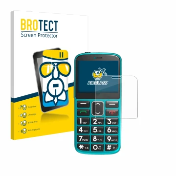 Parte frontale di una confezione del prodotto con il logo del marchio BROTECT. Accanto è raffigurato il dispositivo Uleway Sen