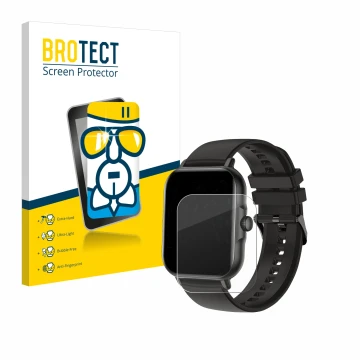 Parte frontale di una confezione del prodotto con il logo del marchio BROTECT. Accanto è raffigurato il dispositivo AcclaFit K