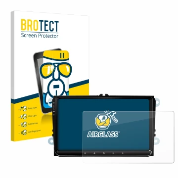 Parte frontale di una confezione del prodotto con il logo del marchio BROTECT. Accanto è raffigurato il dispositivo Eonon 53 S