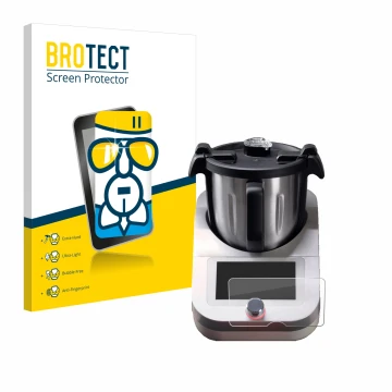 Parte frontale di una confezione del prodotto con il logo del marchio BROTECT. Accanto è raffigurato il dispositivo Ufesa Tota